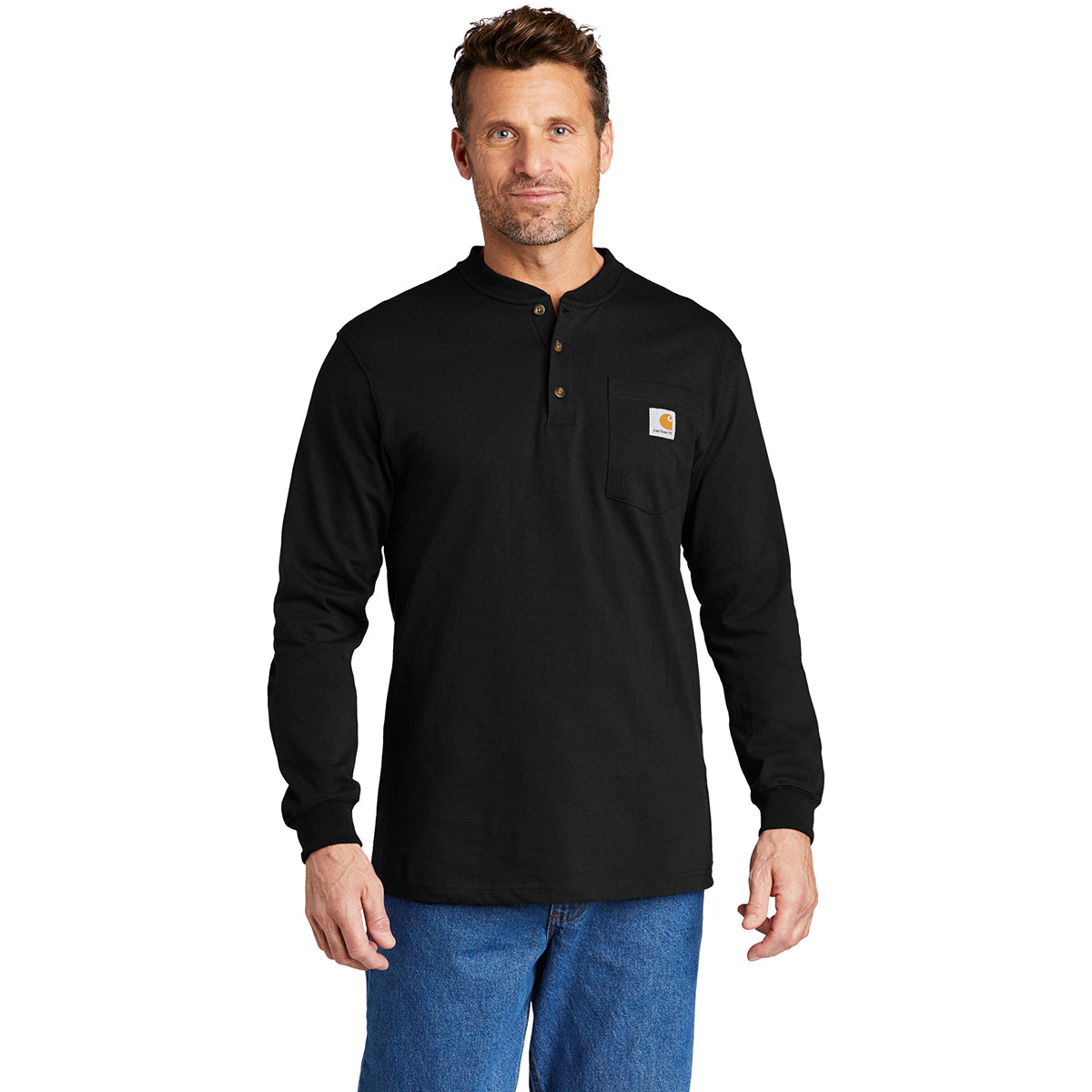 Carhartt Men's Black Long Sleeve Henley T-Shirt: The Ultimate Outdoor Gear