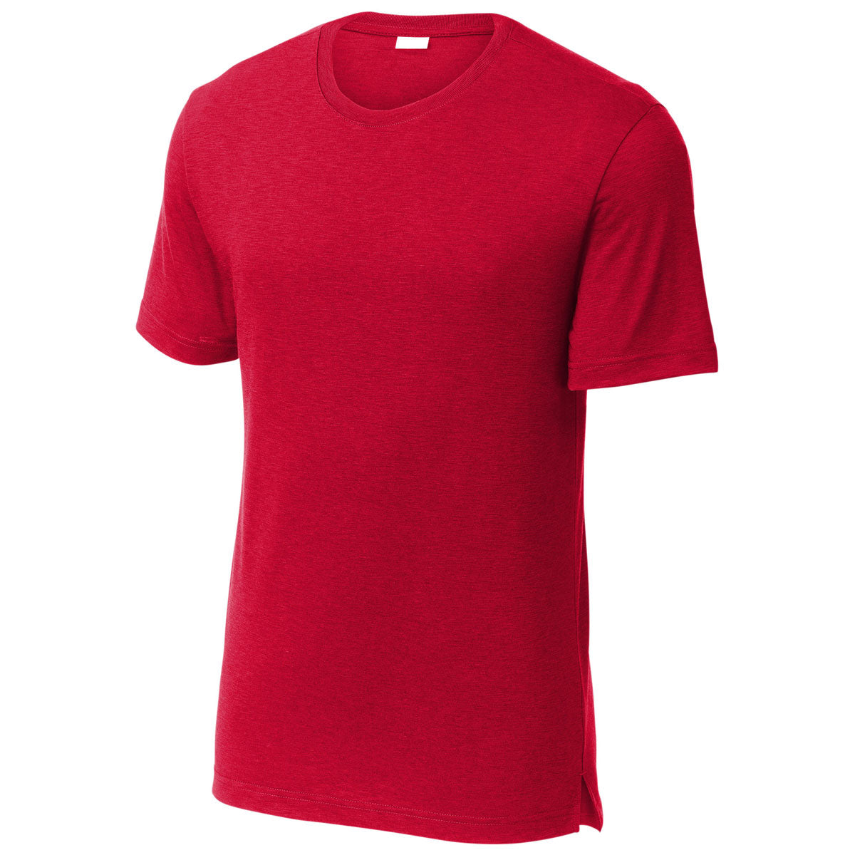 Sport-Tek Men's Stunning Deep Red PosiCharge Strive Tee - A Streetwear Sensation!