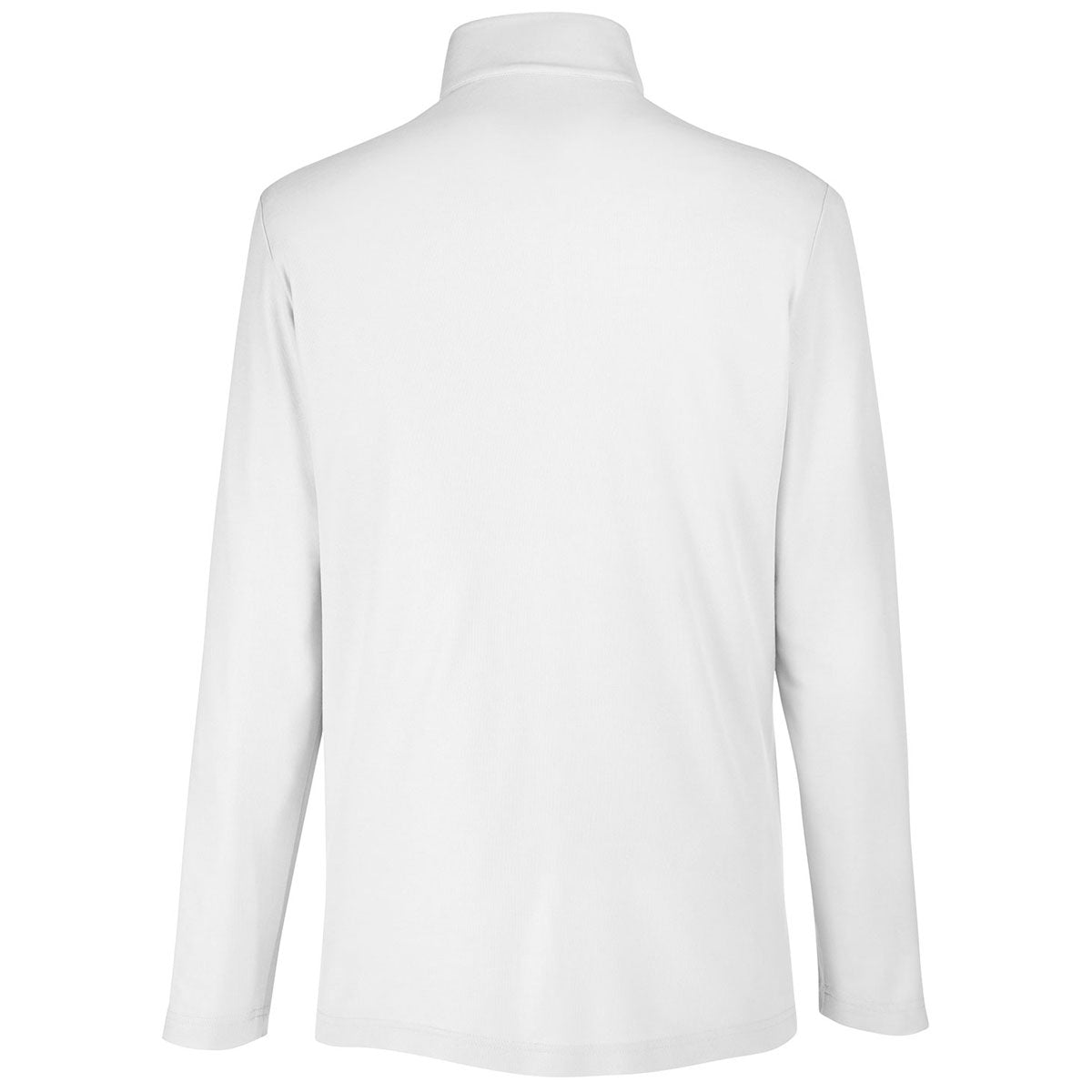 Core 365 Men's Stunning White Fusion ChromaSoft Pique Quarter-Zip