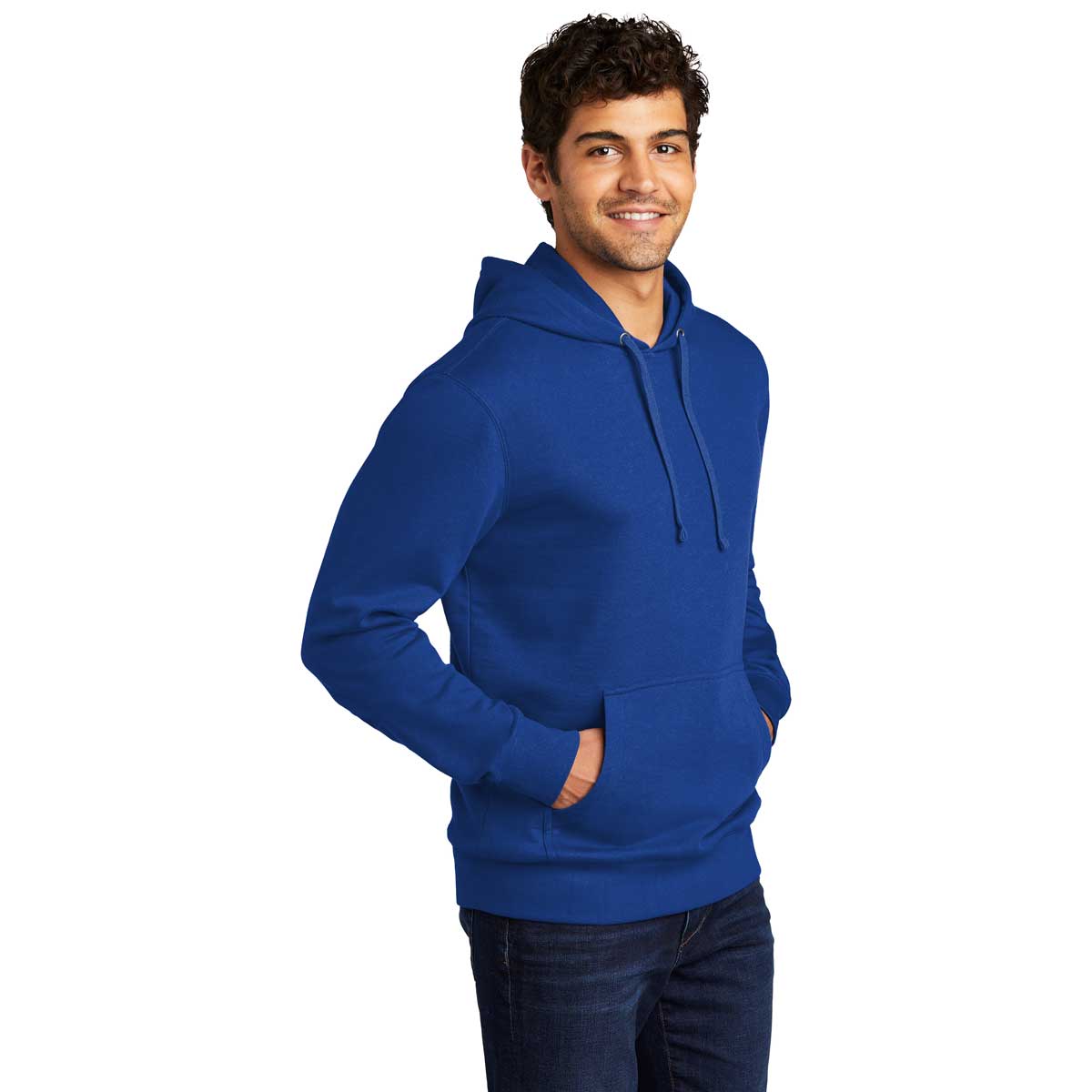 District Men's Deep Royal V.I.T. Fleece Hoodie - The Ultimate Comfort Wear