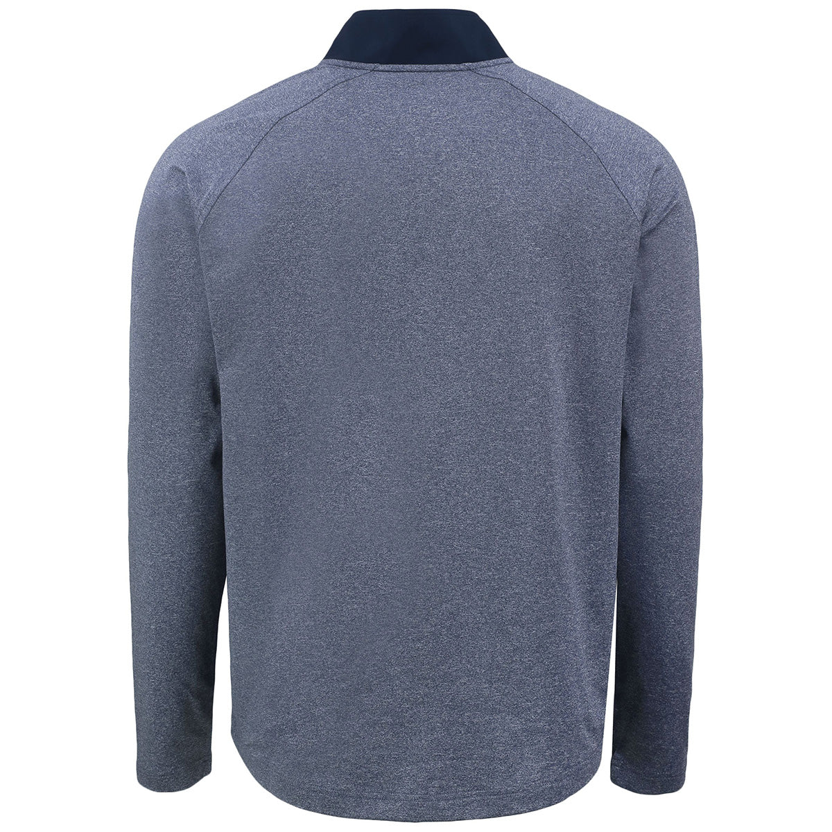 Cutter & Buck Men's Navy Blue Hybrid Recycled Quarter Zip: Adapt Eco Knit for Active Men
