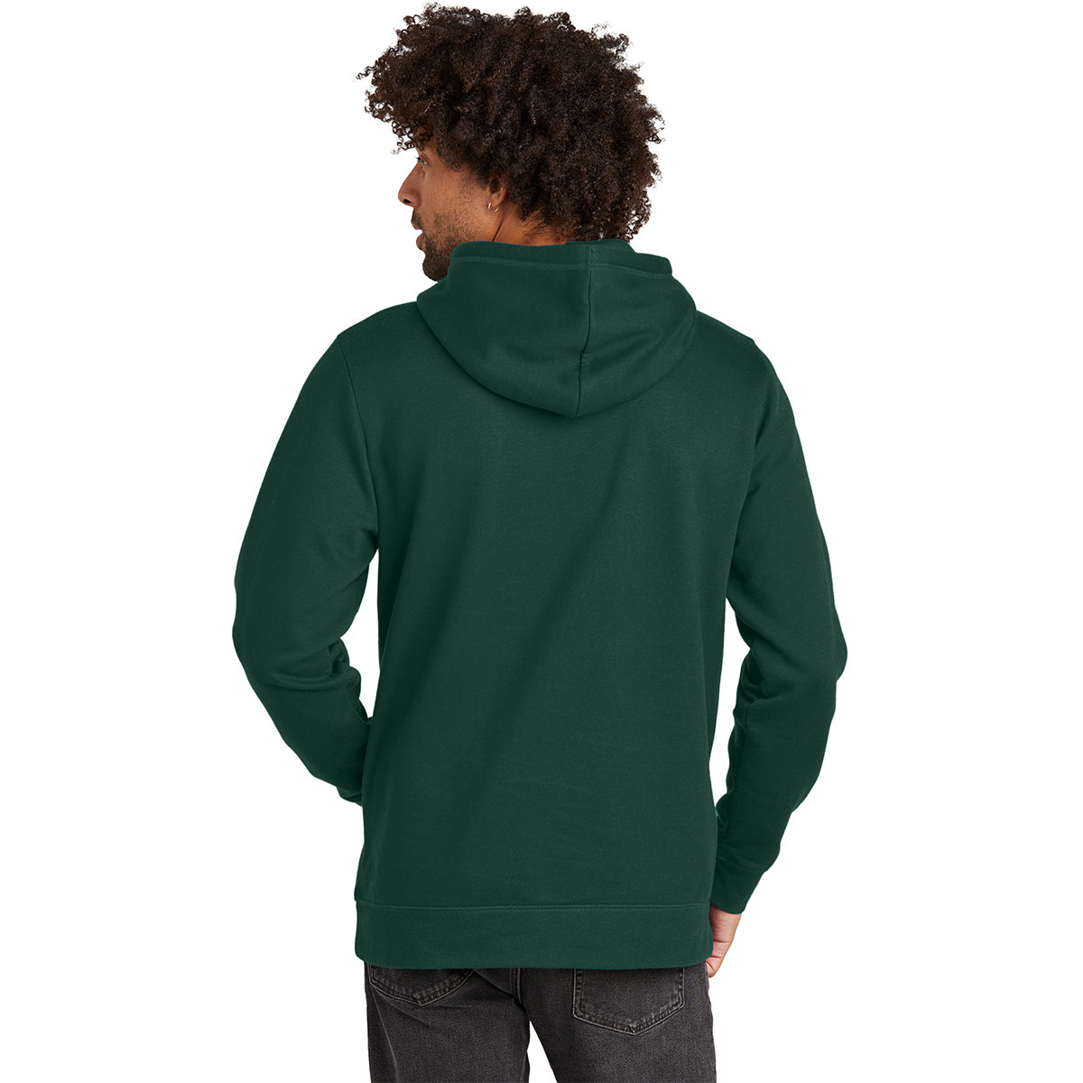 New Era Men's Stunning Dark Green Comeback Fleece Pullover Hoodie - Grab Yours Now!