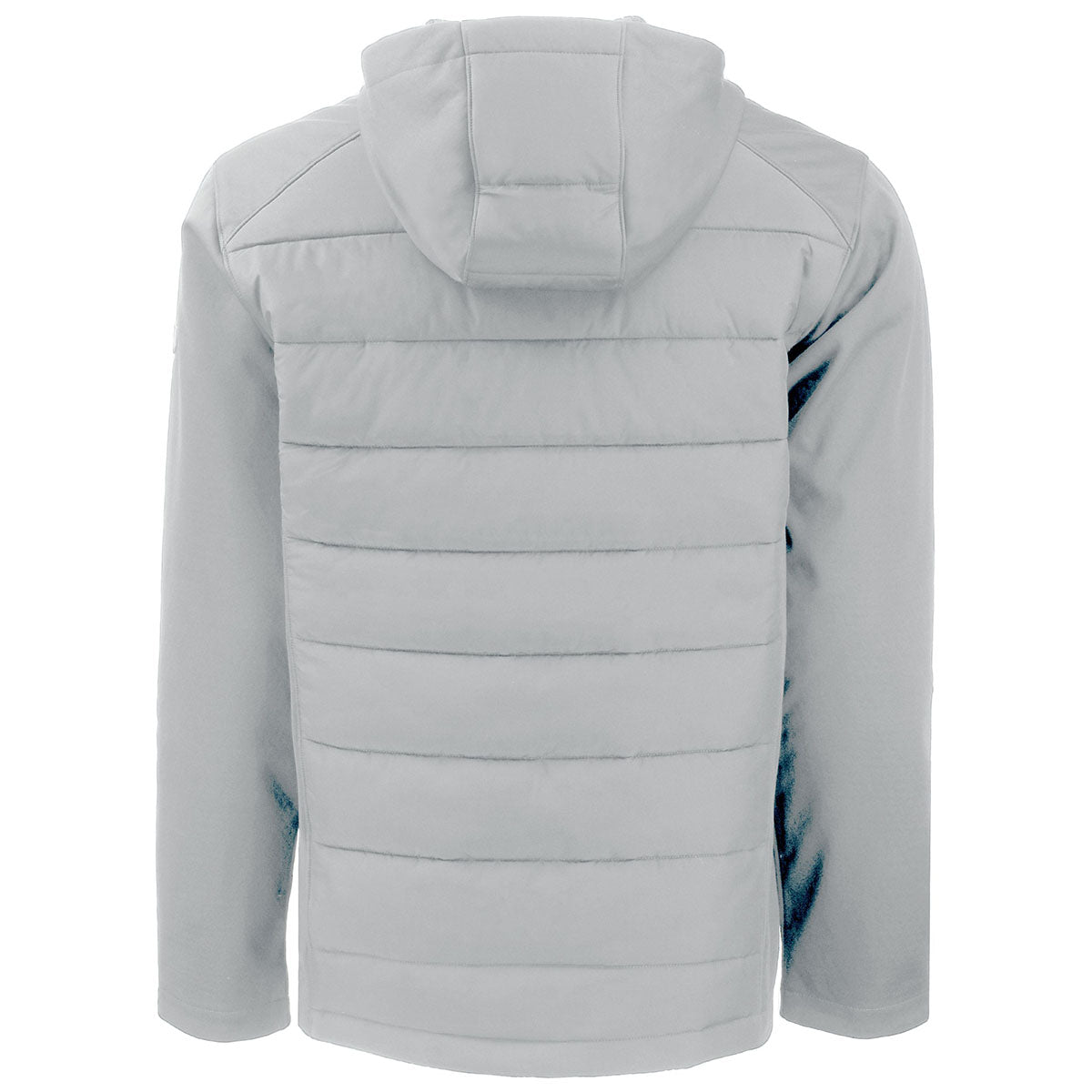 Cutter & Buck Men's CONCRETE Evoke Hybrid Eco Softshell: Recycled, Warm & Waterproof Full Zip Hooded Jacket