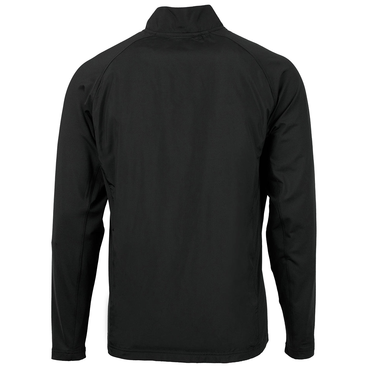 Cutter & Buck Men's Stylish Black Adapt Eco Knit Hybrid Recycled Full Zip Jacket