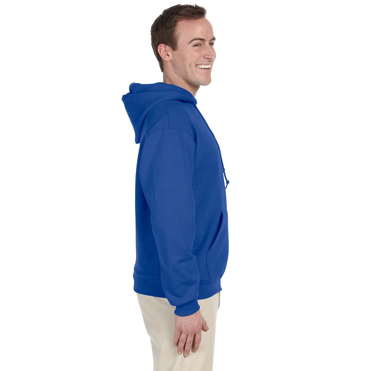 Jerzees Men's Royal 8 Oz. Nublend Fleece Pullover Hoodie - The Ultimate Comfort Wear
