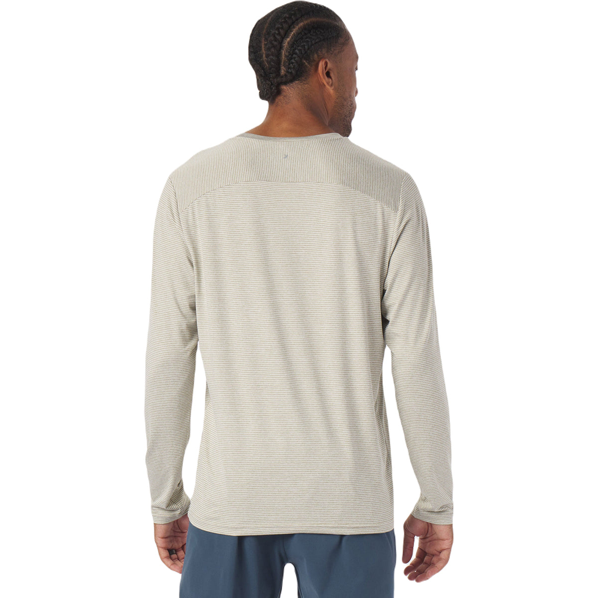 Glyder Men's Stylish Linen/Oatmilk Stripe Salton Long Sleeve - Ideal for Corporate Gifts