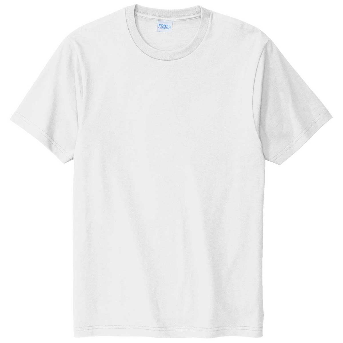 Port & Company White Bouncer Tee: The Ultimate Customizable Tee