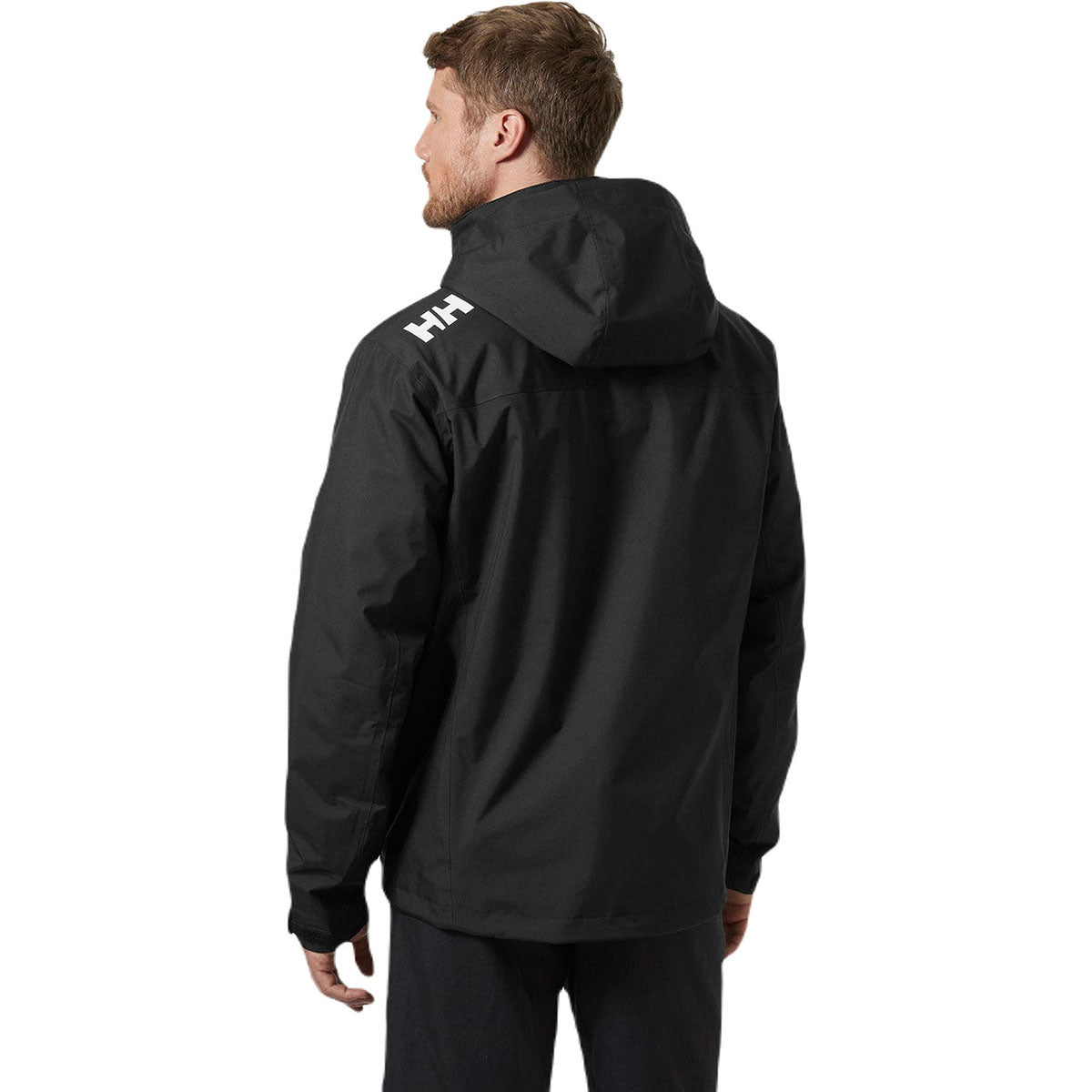 Helly Hansen Men's Stunning Black Crew Hooded Midlayer Jacket 2.0