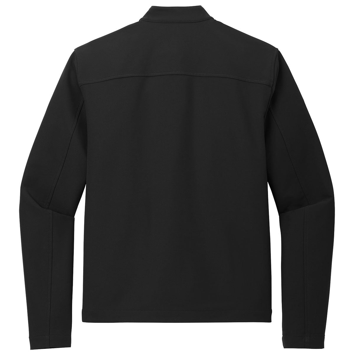 Mercer+Mettle Men's Stunning Deep Black Stretch Soft Shell Jacket