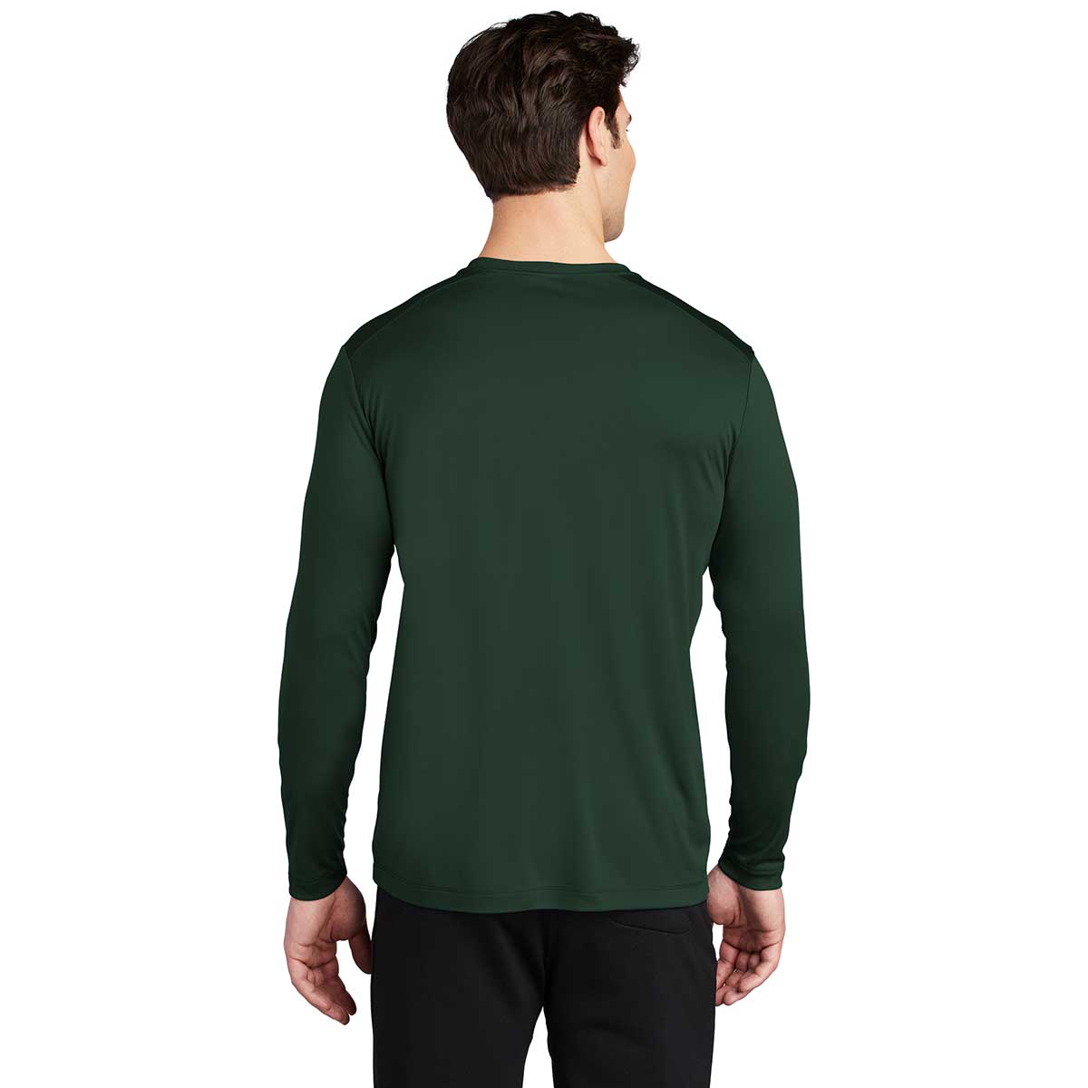 Sport-Tek Men's Forest Green Posi-UV Pro: The Ultimate Long Sleeve Tee