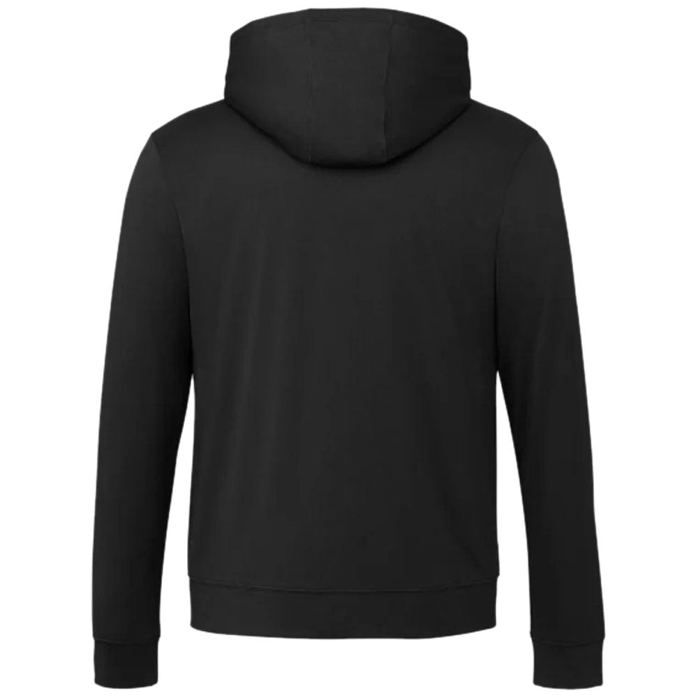 Elevate Men's Stylish Black Lavar Eco Knit Full Zip Hoody - Ideal for Active Mornings