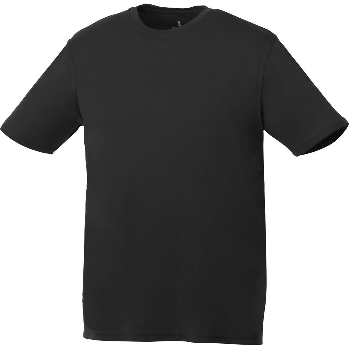 Elevate Men's Black Omi Short Sleeve Tech T-Shirt - The Ultimate Branding Essential
