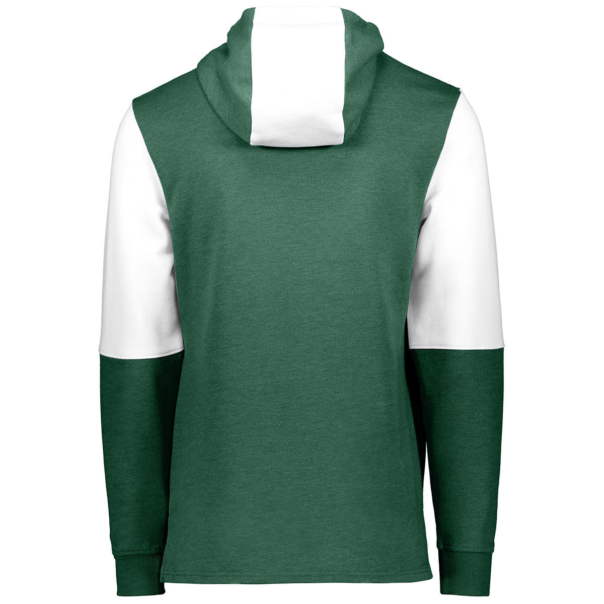 Holloway Men's Stunning Dark Green Heather/White Ivy Leave Team Hoodie