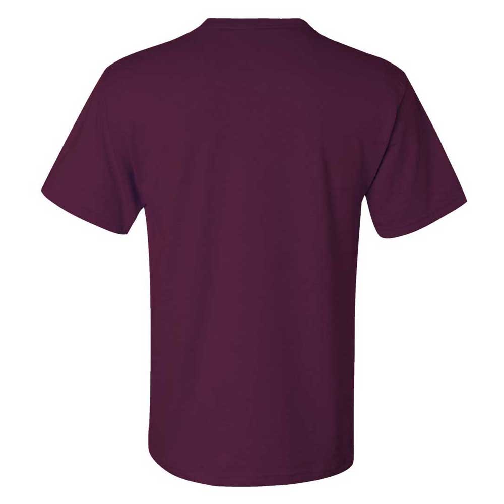 Jerzees Men's Maroon Dri-Power 50/50 Pocket T-Shirt - Ideal for Outdoor Adventures!