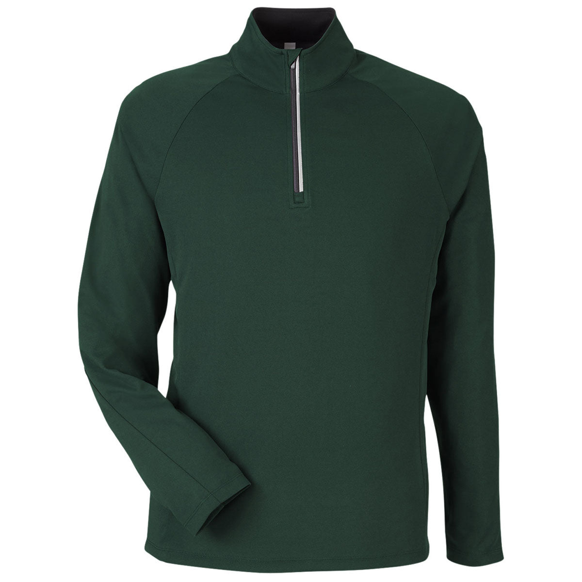 Core 365 Men's Stunning Forest/Carbon Origin Performance Pique Quarter Zip