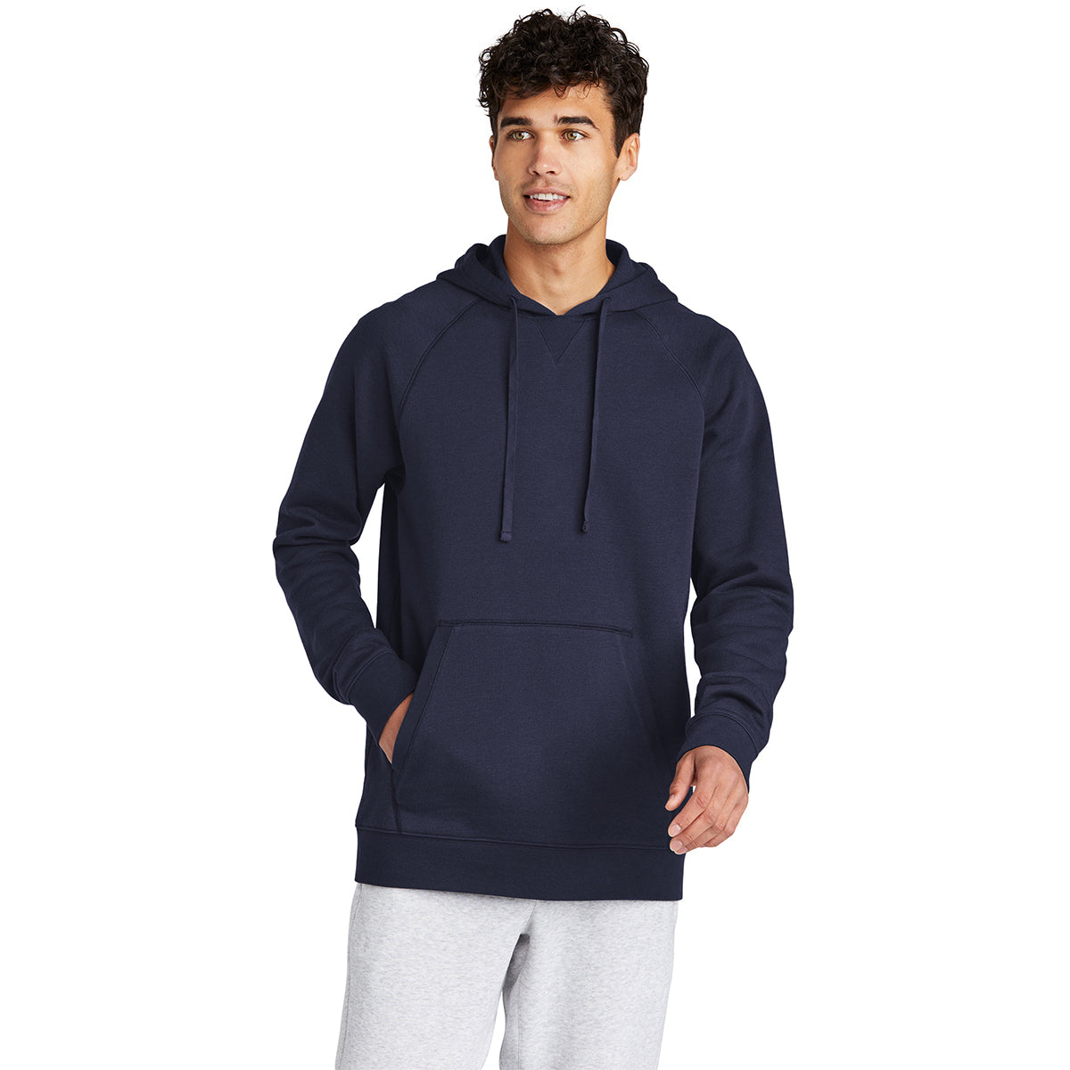 Sport-Tek Men's True Navy Drive Fleece Pullover Hoodie - The Ultimate Employee Gift