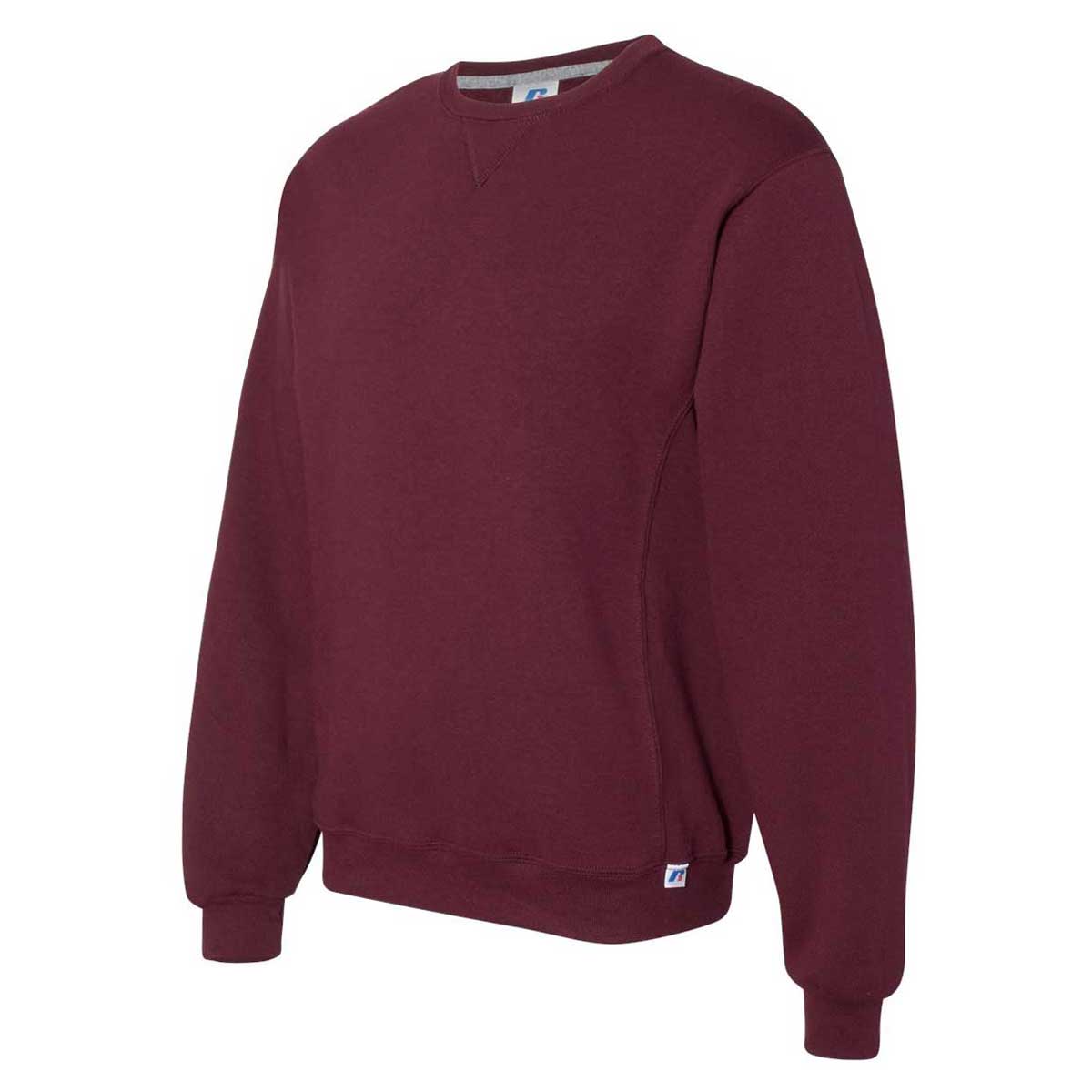 Russell Athletic Men's Maroon Dri Power Crewneck Sweatshirt - Ideal for All Occasions