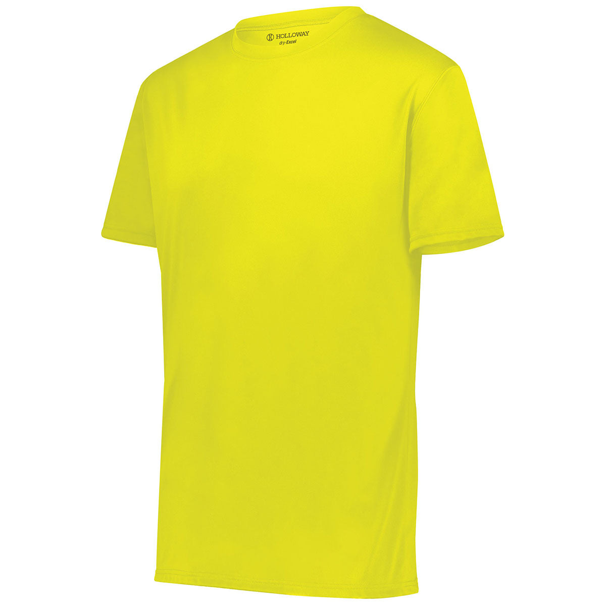 Holloway Men's Striking Safety Yellow Momentum Tee - A Must-Have!