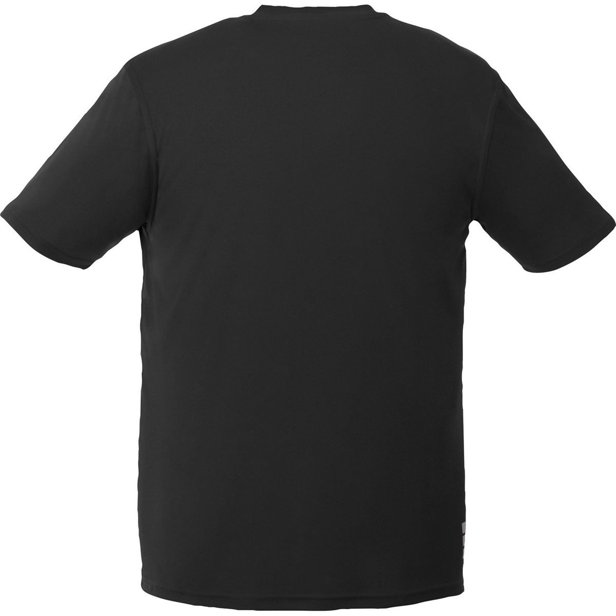 Elevate Men's Black Omi Short Sleeve Tech T-Shirt - The Ultimate Branding Essential