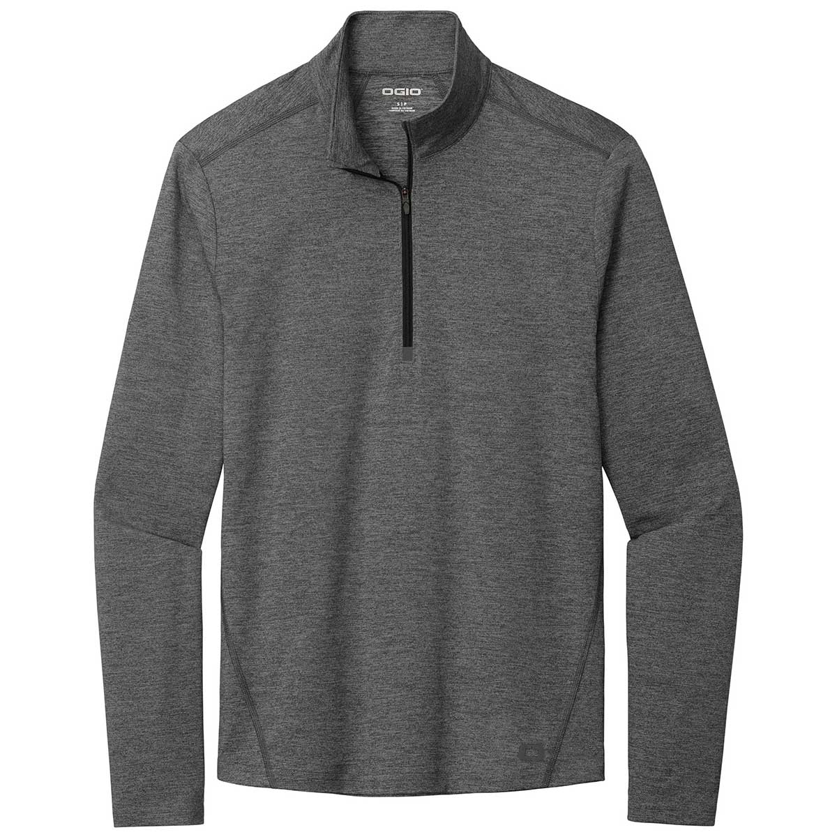 OGIO Men's Grey Heather Endurance Force Quarter Zip: Gear Up for Fitness!