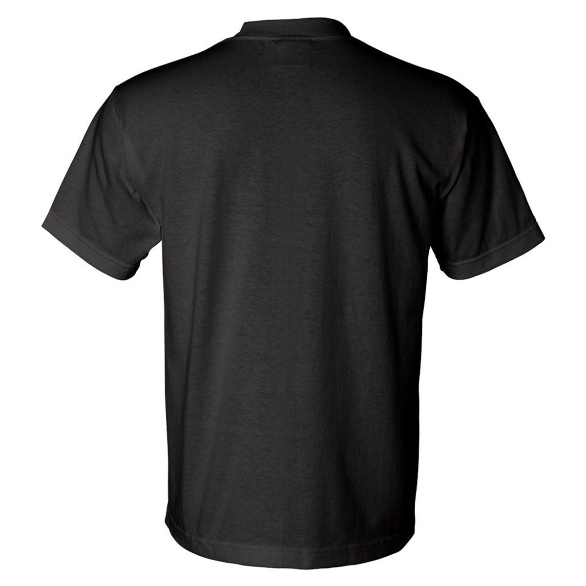 Bayside Men's USA-Made Black 50/50 Short Sleeve Custom Logo T-Shirt