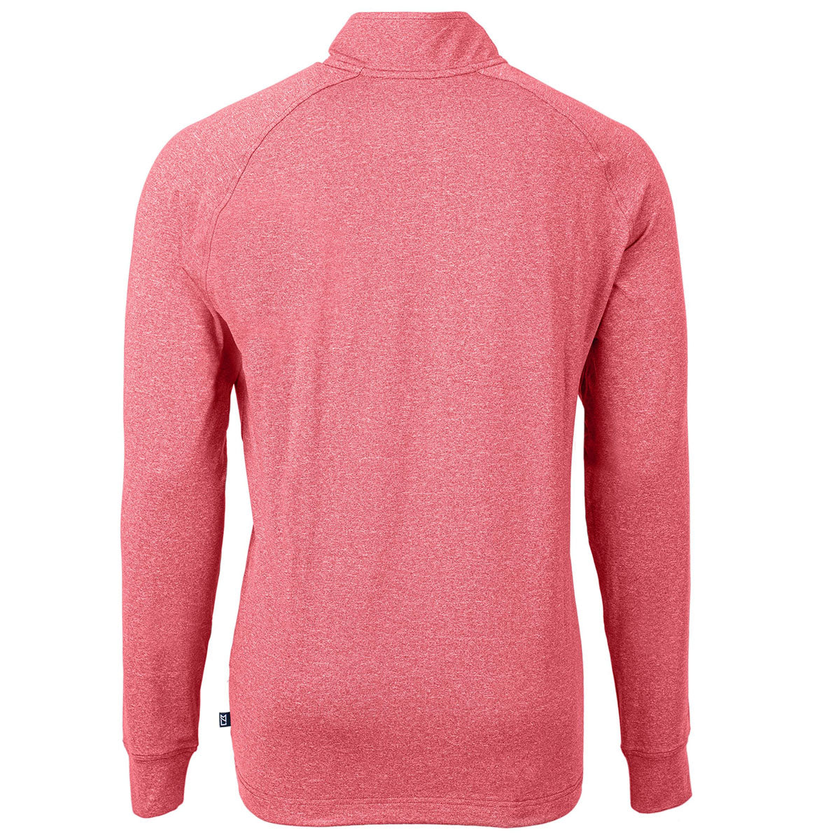 Cutter & Buck Men's Cardinal Red Adapt Eco Knit Quarter Zip - Perfect for Active Mornings!