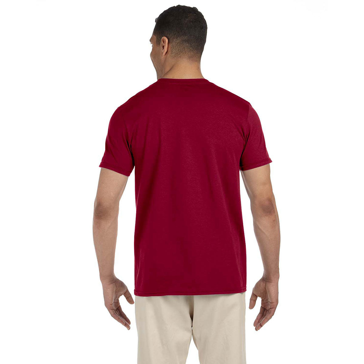 Gildan Men's Stunning Cardinal Red Softstyle 4.5 oz. T-Shirt