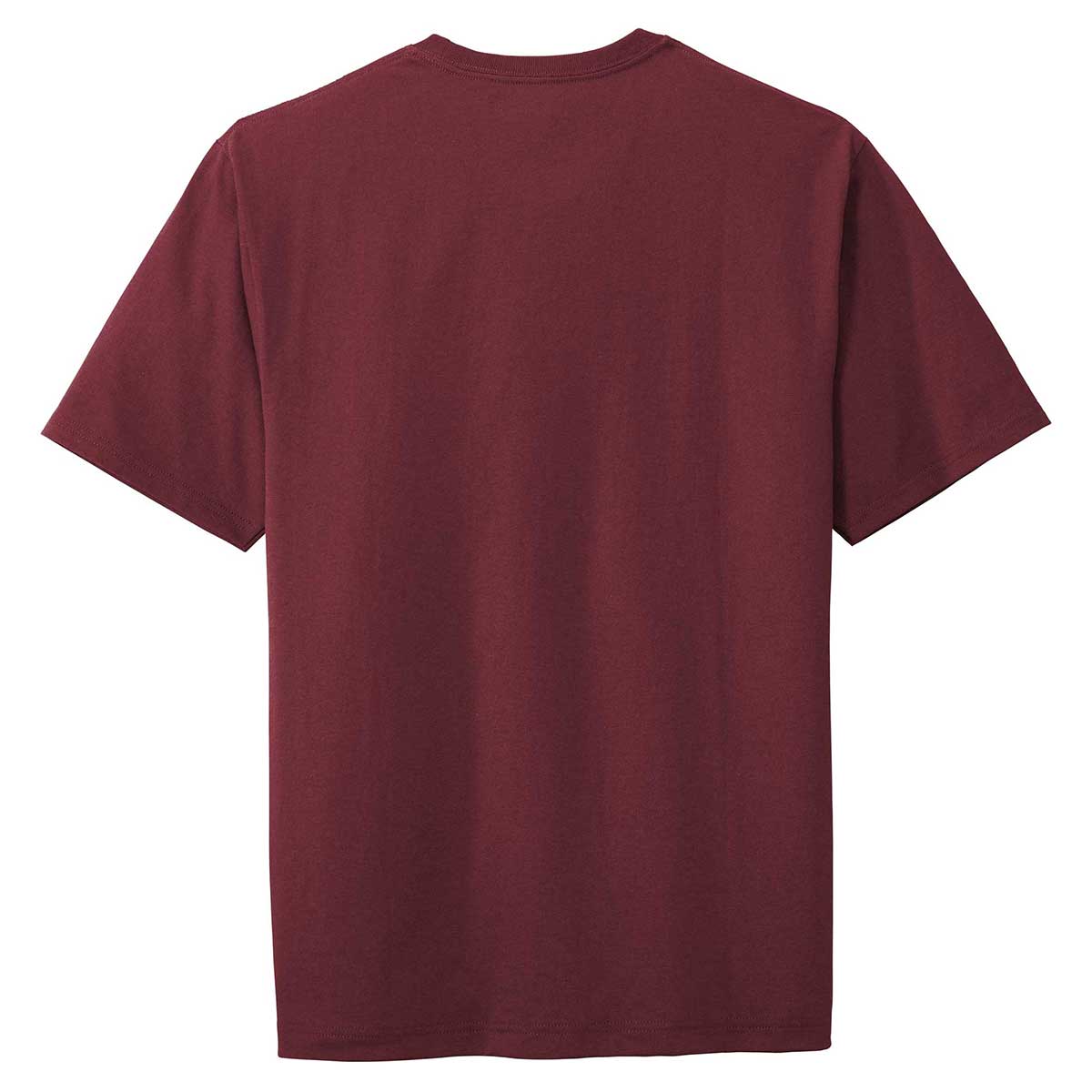 CornerStone Men's Maroon Workwear Short Sleeve Pocket Tee - Customizable for Your Team
