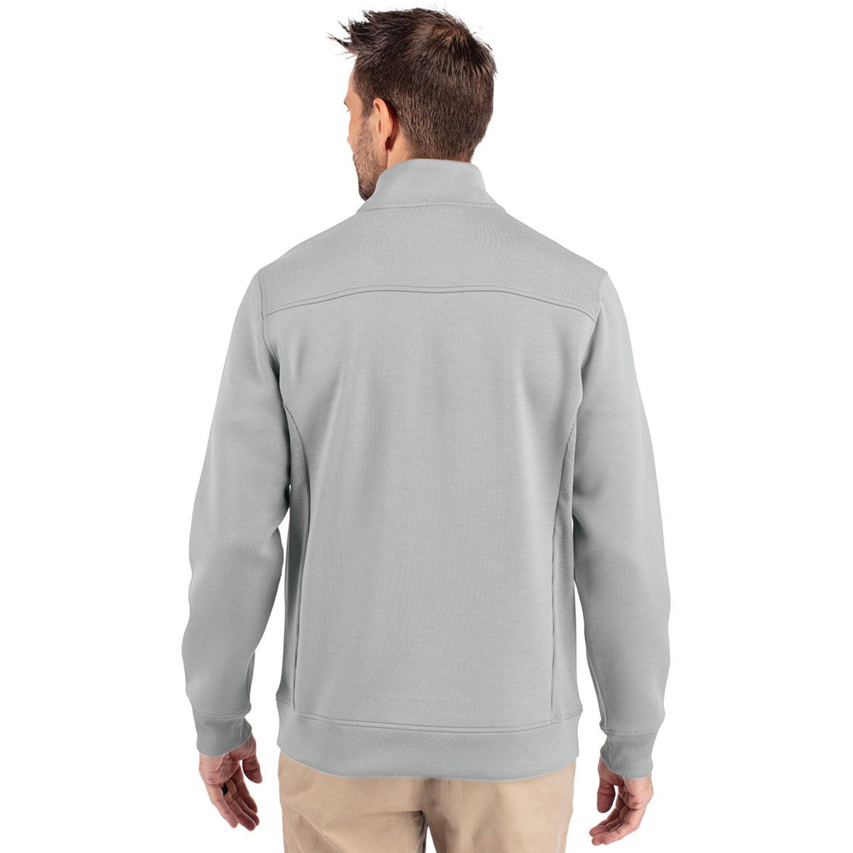 Cutter & Buck Men's Eco-Friendly Solitare Roam Recycled Quarter Zip Pullover