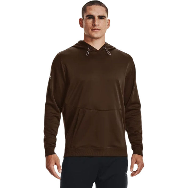 Under Armour Men's Cleveland Brown Fleece Storm Hoodie - Stay Warm and Dry!