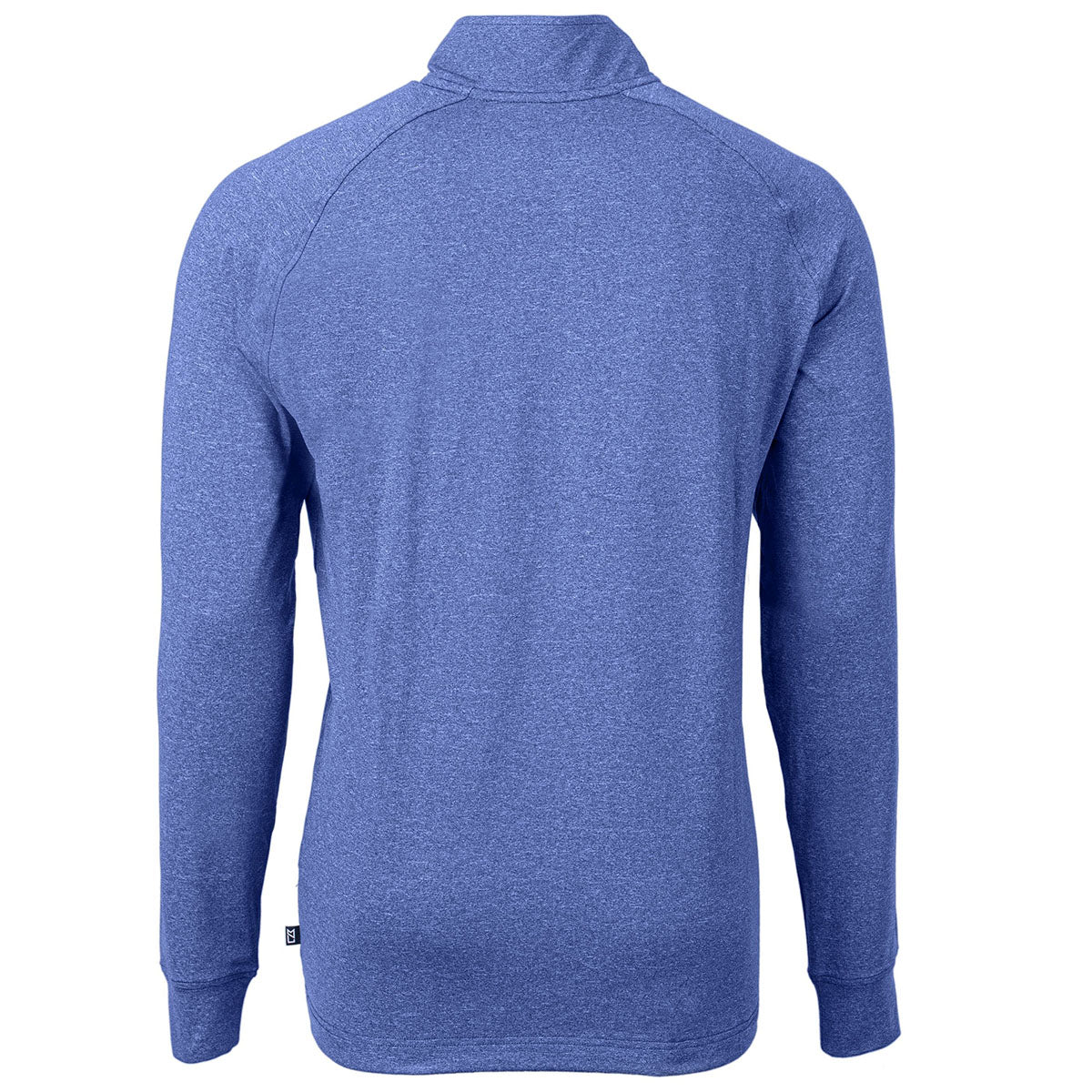 Cutter & Buck Men's Tour Blue Heather Adapt Eco Knit Tall Quarter-Zip: Stylish Outdoor Wear