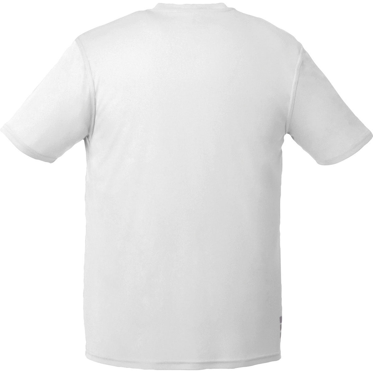 Elevate Men's Premium White Omi Short Sleeve Tech T-Shirt - Transform Your Brand Now!