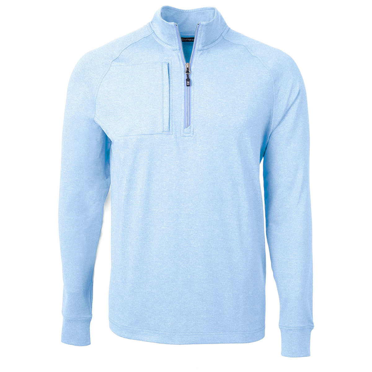 Cutter & Buck Men's Atlas Heather Adapt Eco Knit - The Ultimate Quarter Zip for Active Men