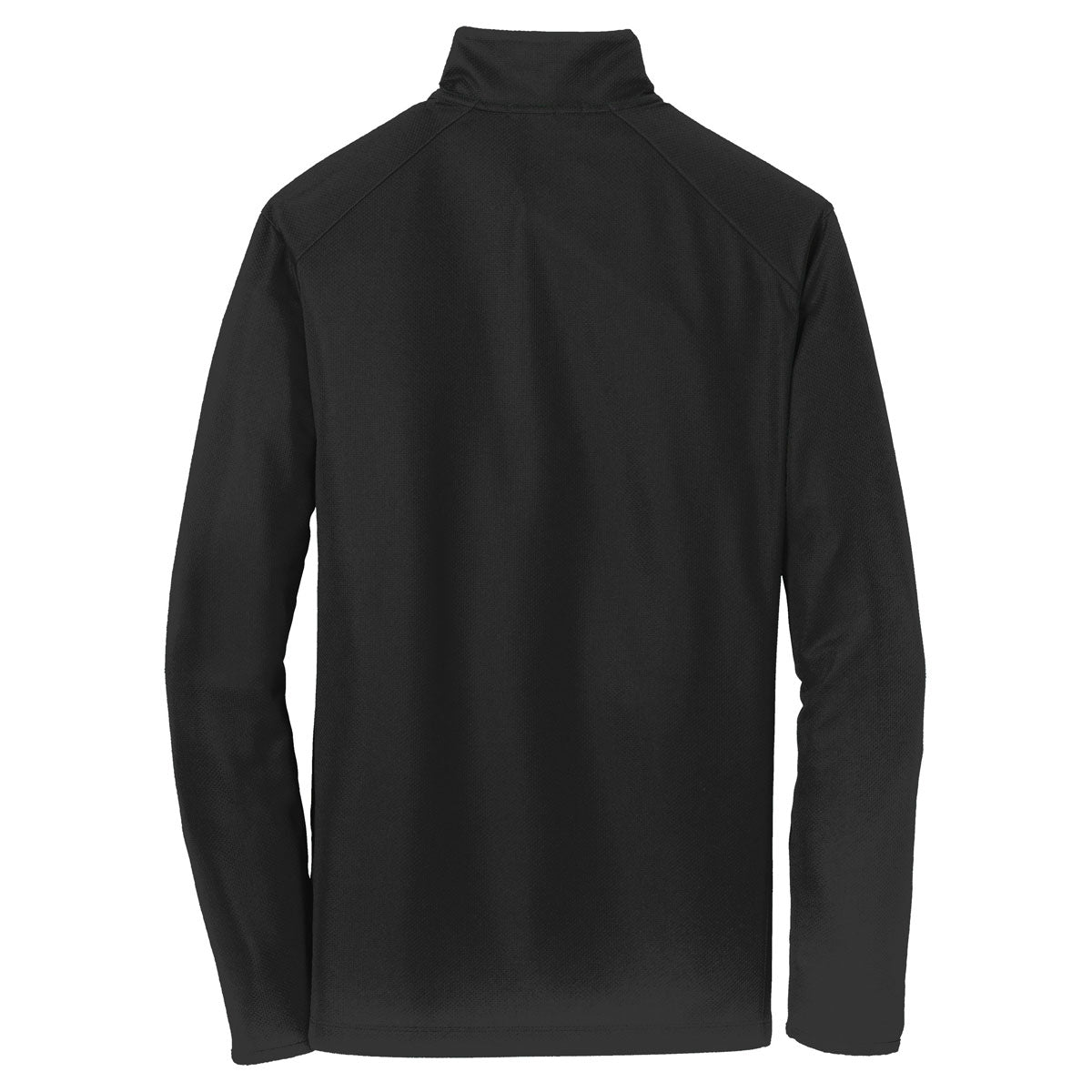 Port Authority Men's Stylish Black Pinpoint Mesh 1/2-Zip