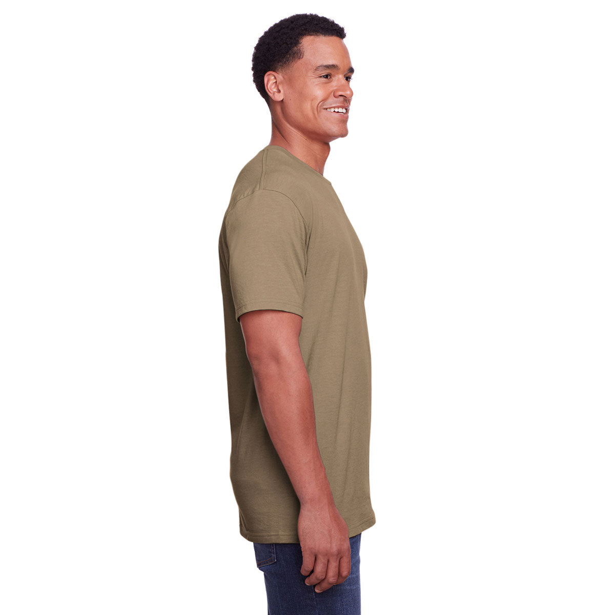 Gildan Men's Slate Softstyle CVC T-Shirt - The Ultimate Custom Tee