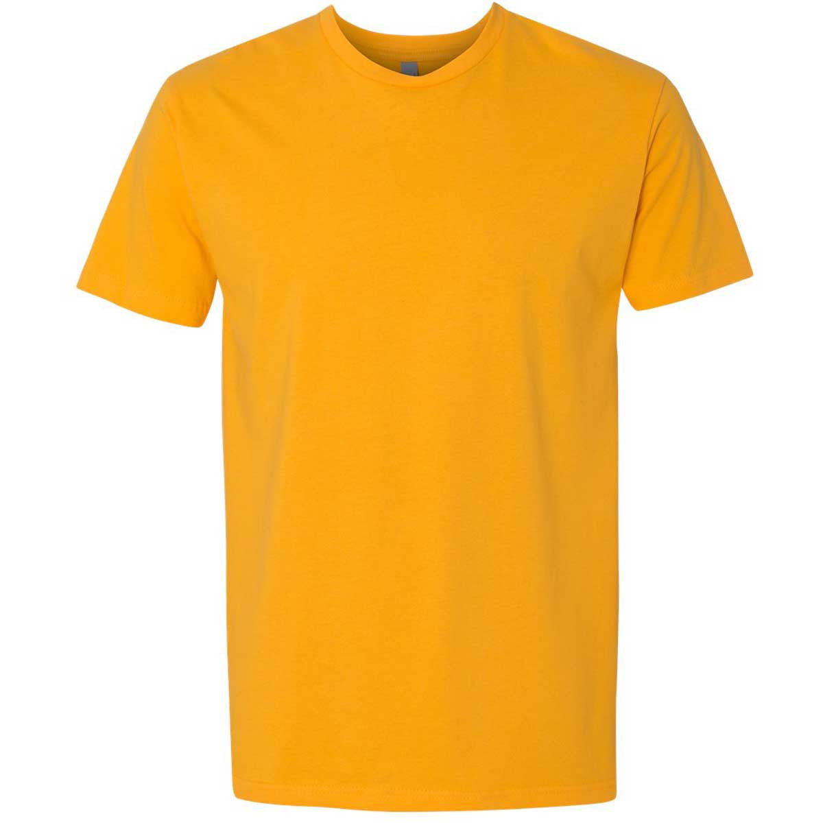Next Level Men's Gold Premium Fitted Short-Sleeve Crew - Elevate Your Style!