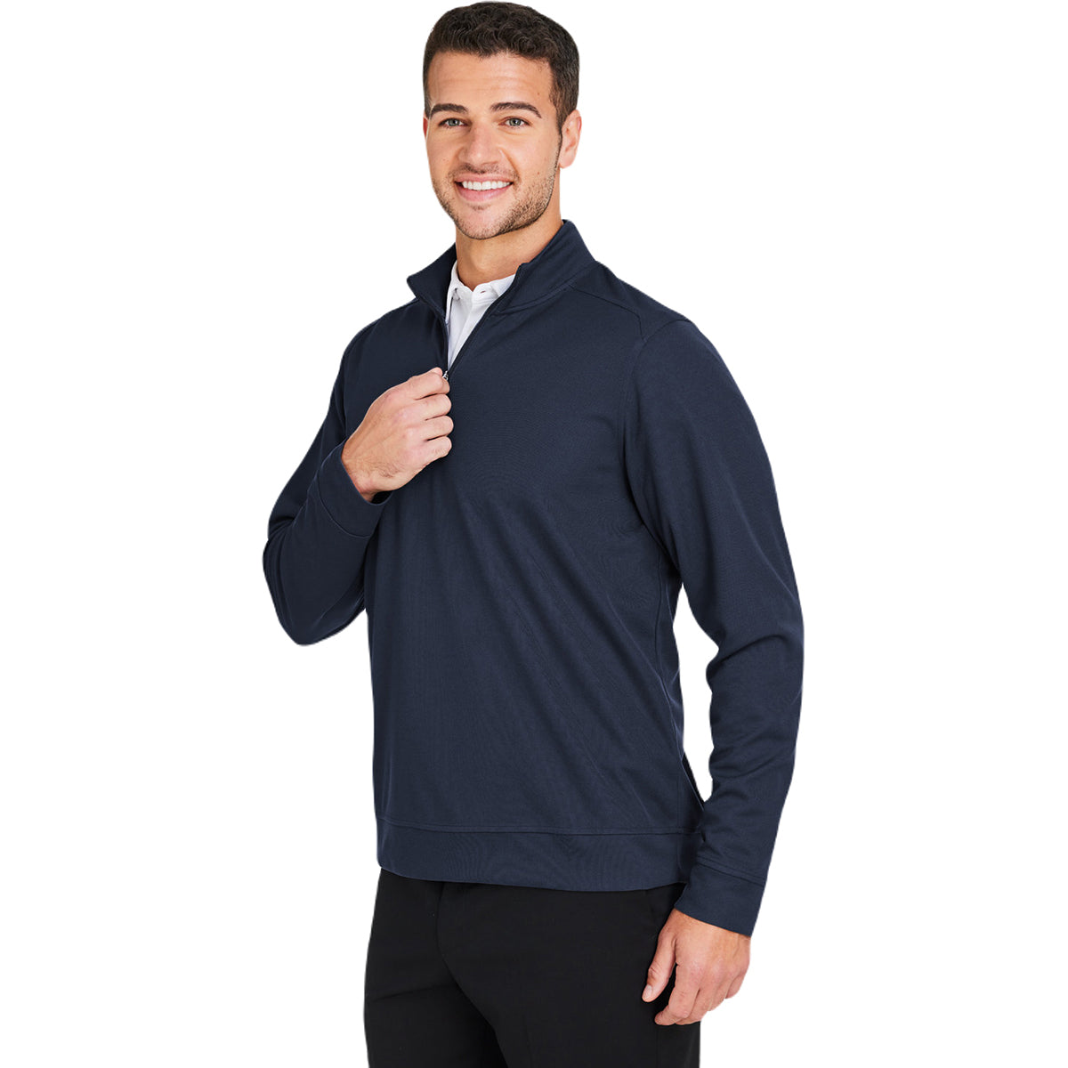North End Men's Navy Classic Express Tech Quarter-Zip: A Year-Round Stylish Gift