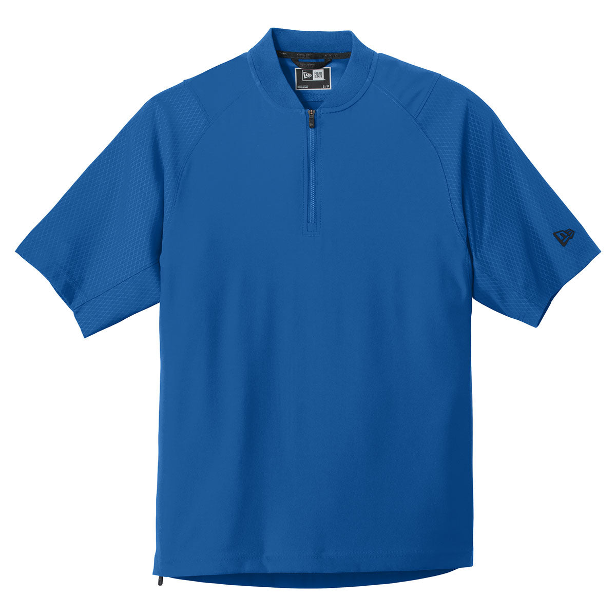 New Era Men's Royal Cage Short - Sleeve 1/4 Zip Jacket: The Ultimate Activewear