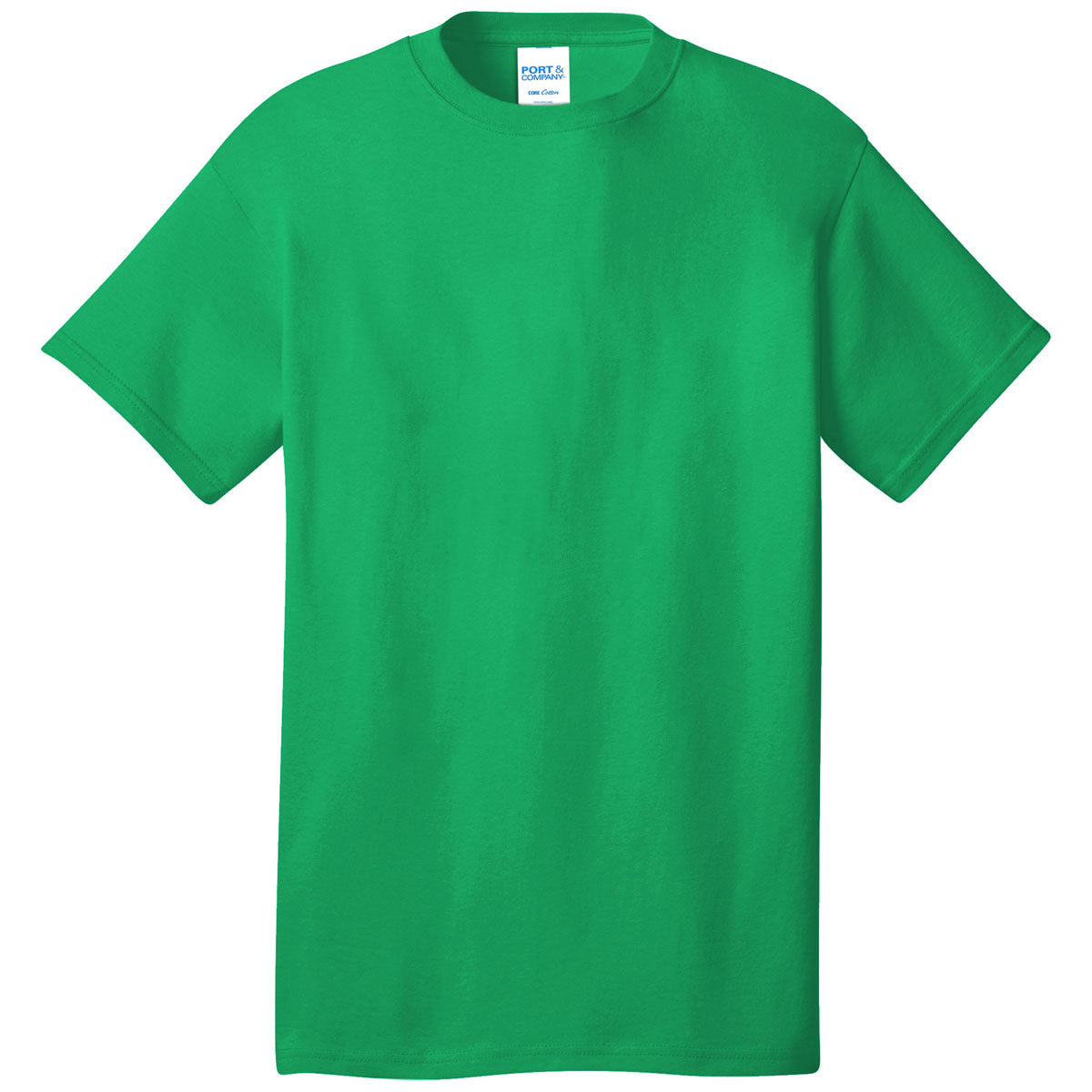 Port & Company Men's Stunning Clover Green Cotton Tee