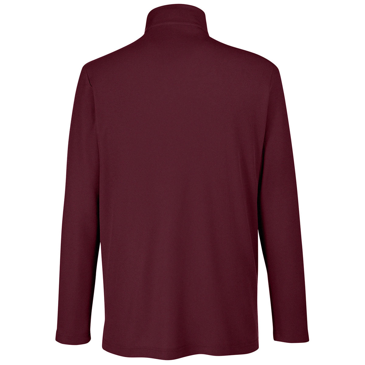Core 365 Men's Stunning Burgundy Fusion ChromaSoft Pique Quarter-Zip - An Ideal Employee Gift!