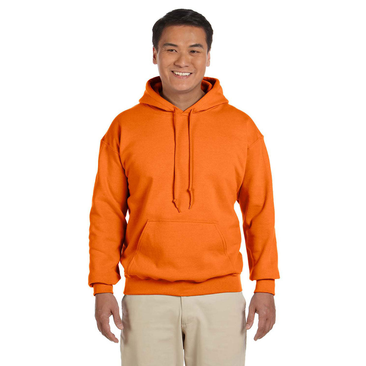 Gildan Unisex Safety Orange Heavy Blend 50/50 Hoodie - The Ultimate Team Essential