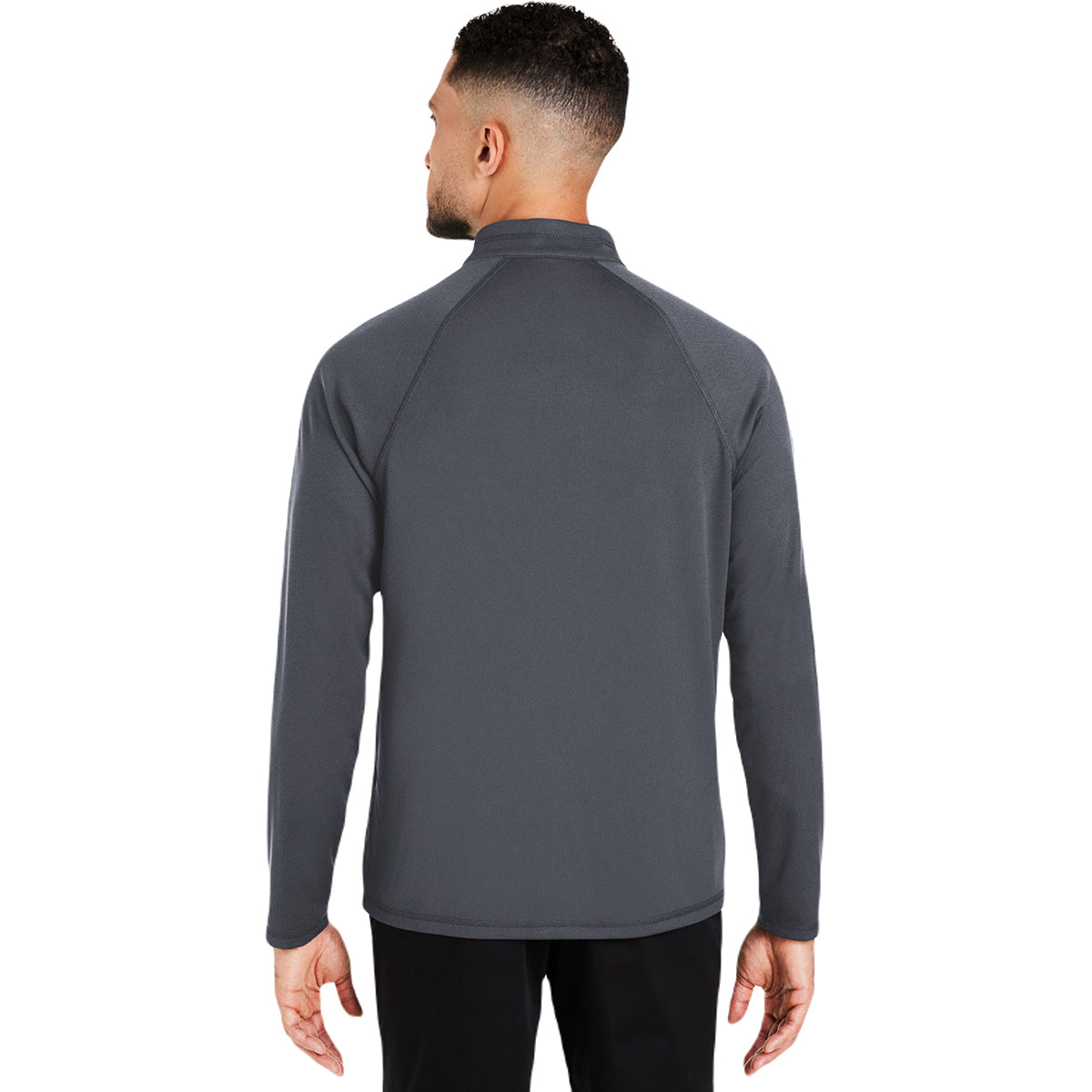 North End Men's Carbon Revive Coolcore Stylish Quarter Zip
