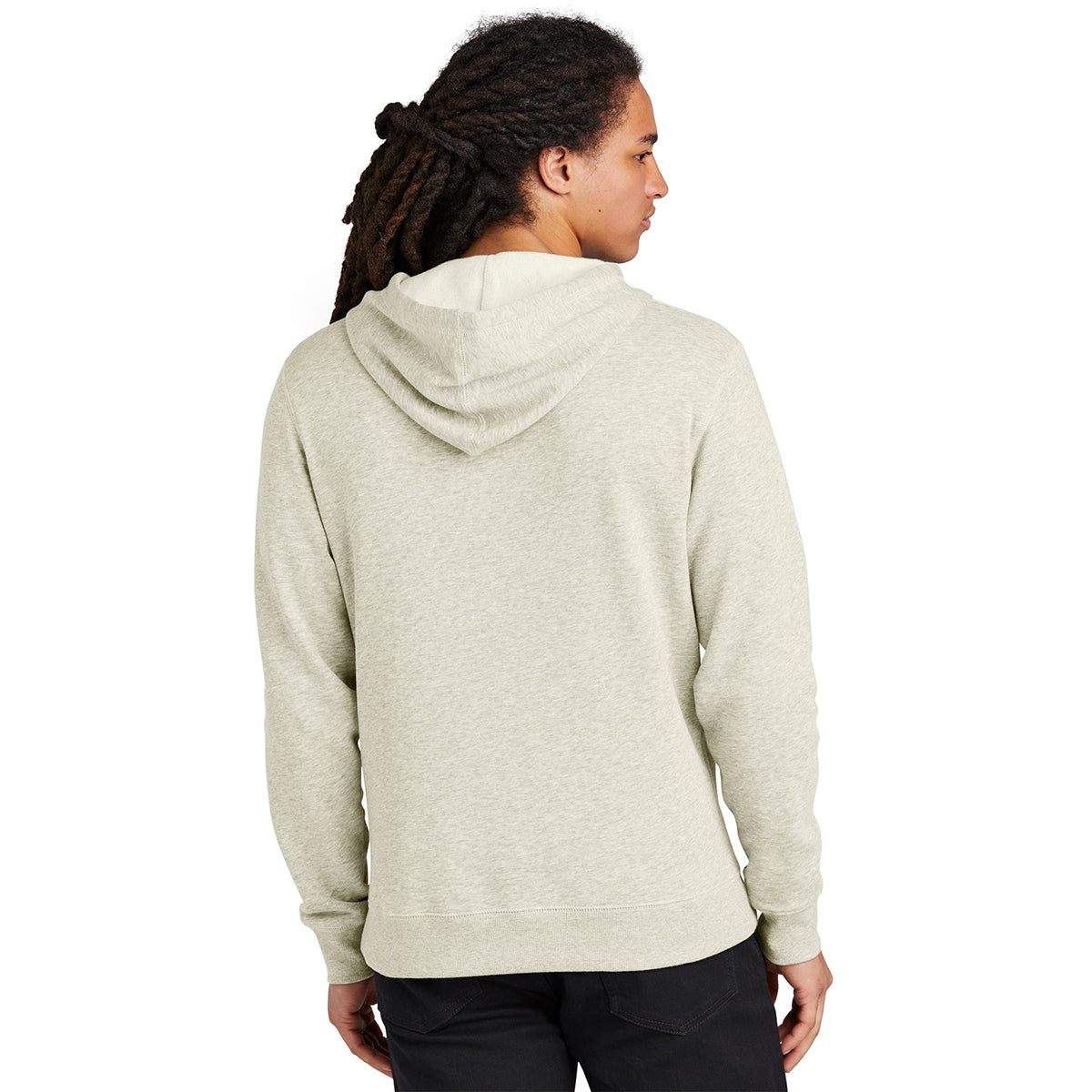 District Men's Oatmeal Heather V.I.T. Heavyweight Fleece Hoodie - The Ultimate Corporate Gift