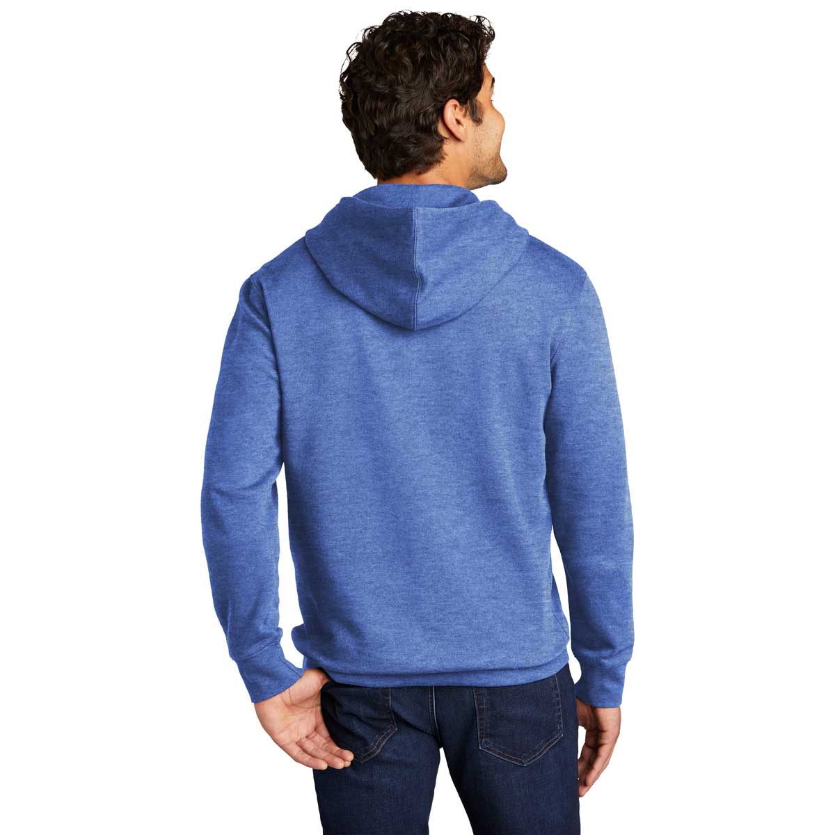 District Men's Royal Frost V.I.T. Fleece Hoodie - A Comfort Must-Have!