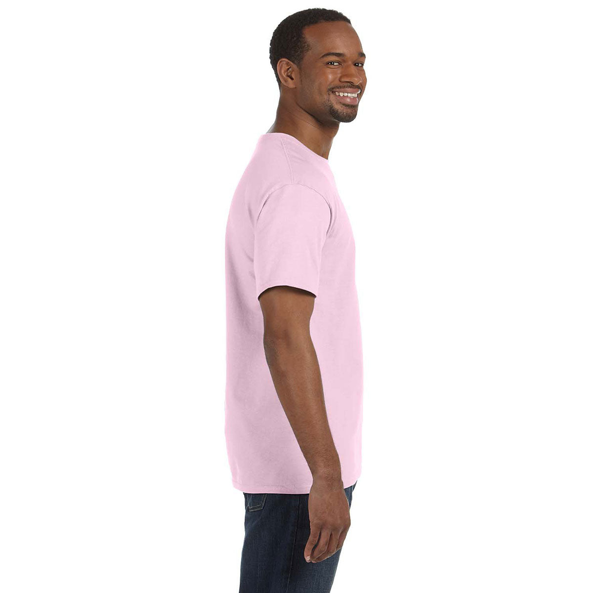 Hanes Unisex Pale Pink Stylish Authentic T-Shirt
