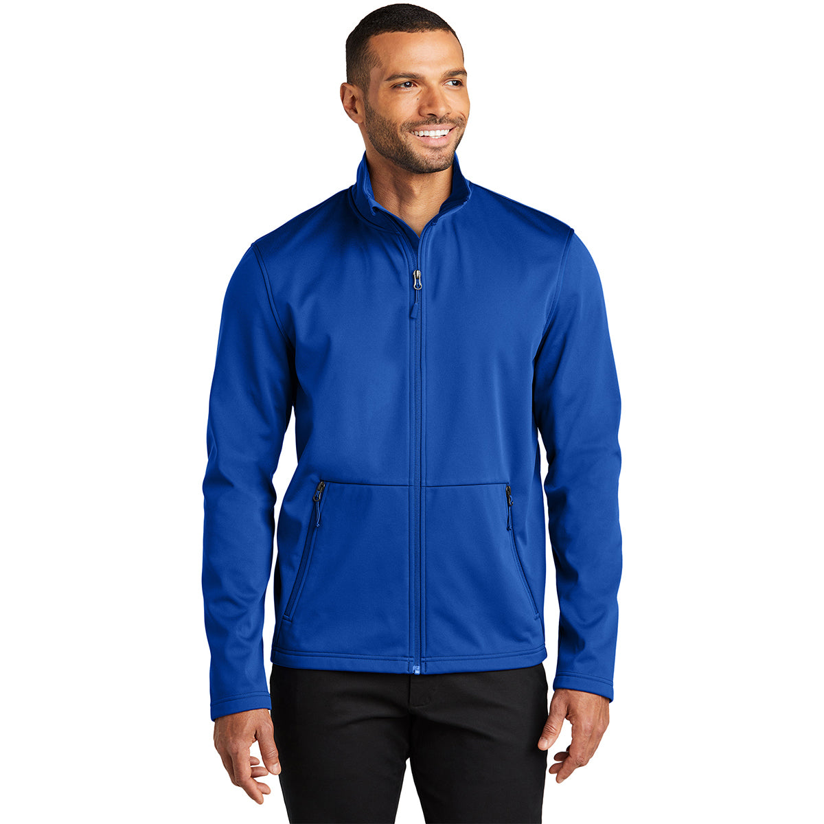 Port Authority Men's True Royal Flexshell Jacket - Ideal for Active Lifestyles