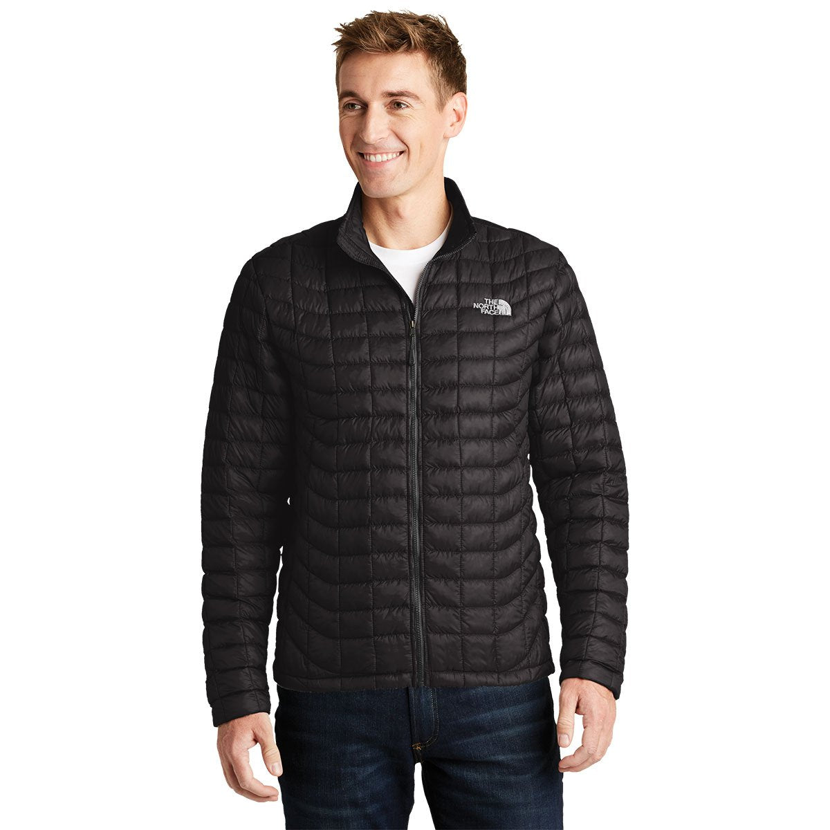 The North Face Men's Matte Black Thermoball Trekker Jacket - Make a Statement!