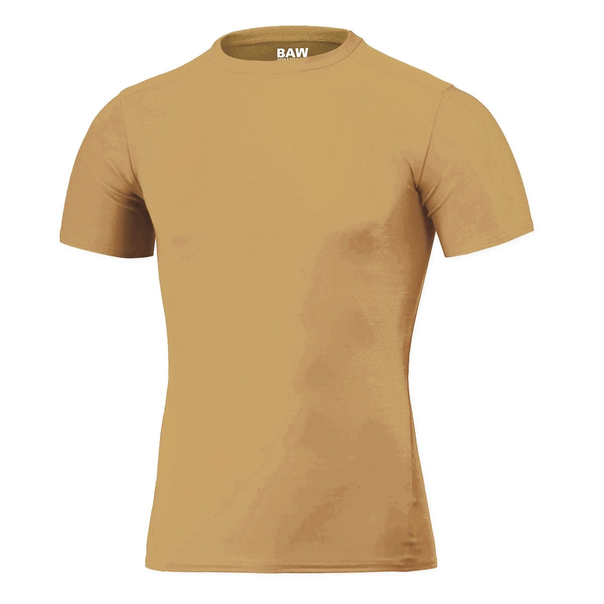 BAW Men's Vegas Gold Compression Cool Tek Shirt - A Must - Have for Gym Enthusiasts