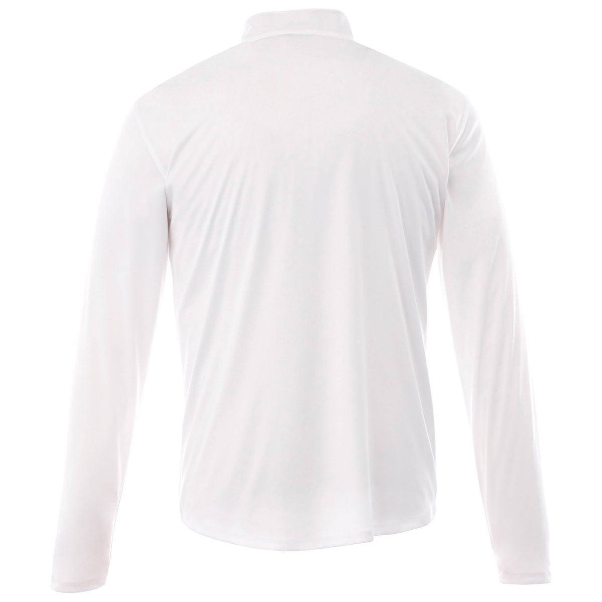 Elevate Men's White Vega Tech Quarter Zip - The Ultimate Sporty Pullover