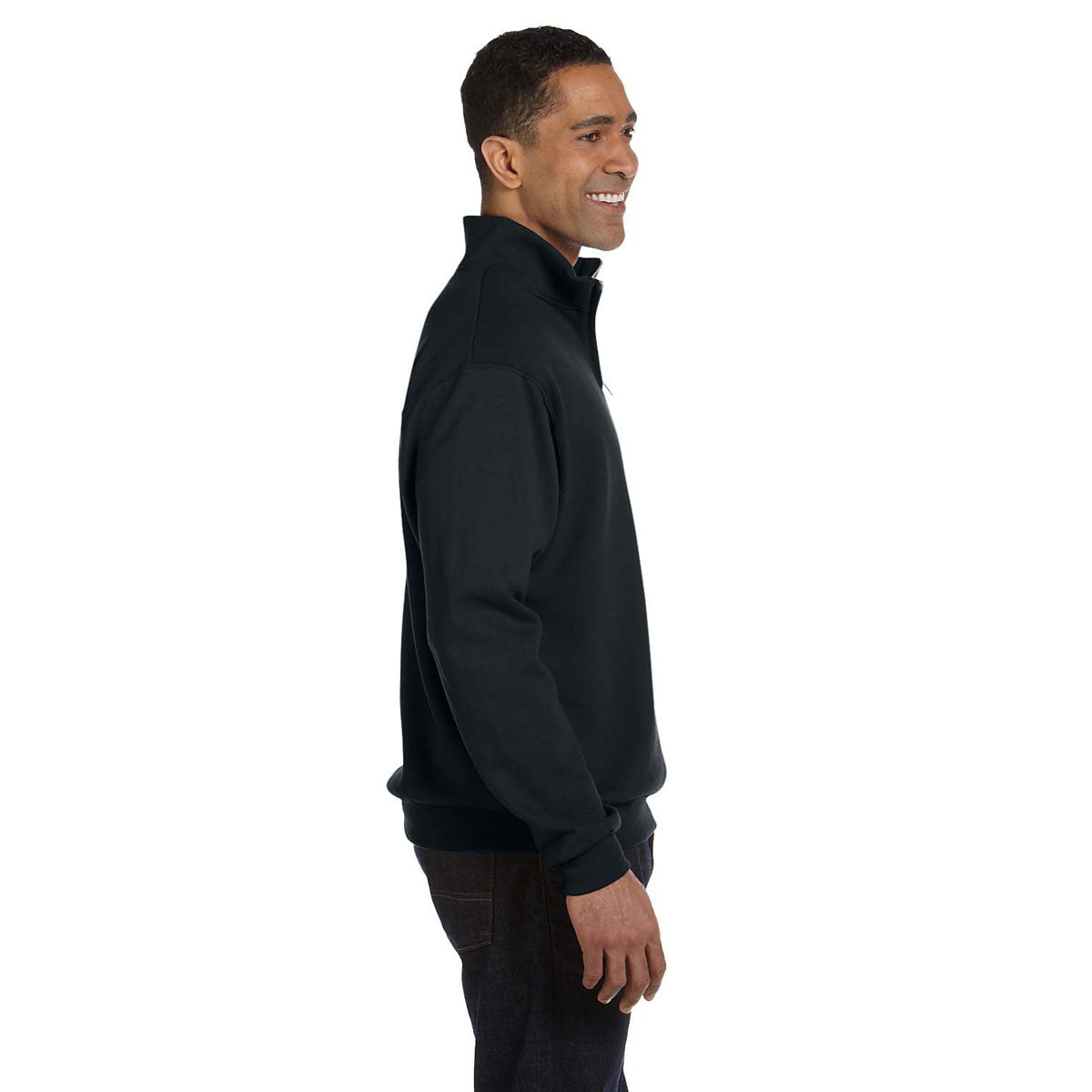 Jerzees Men's Stylish 8 Oz. Nublend Quarter-Zip Cadet Collar Sweatshirt - Ideal for Brand Promotion!